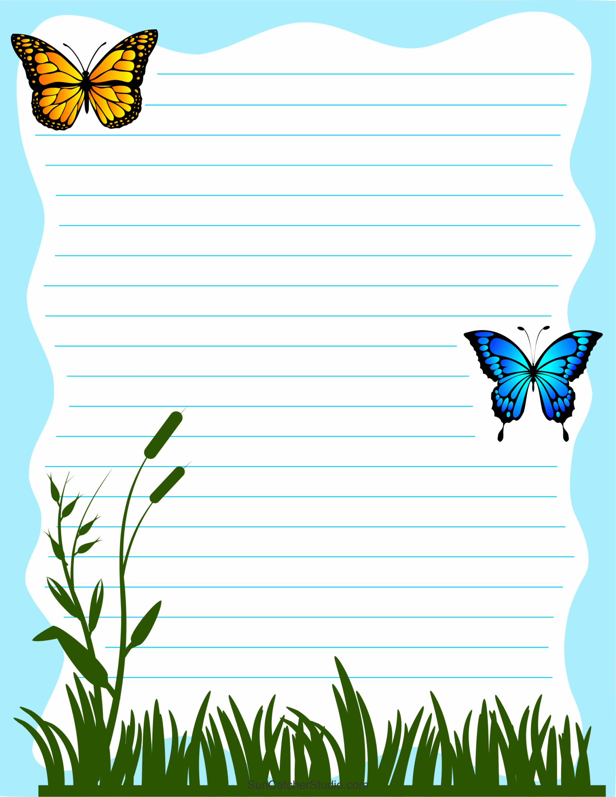 Free Online Printable Stationery Templates