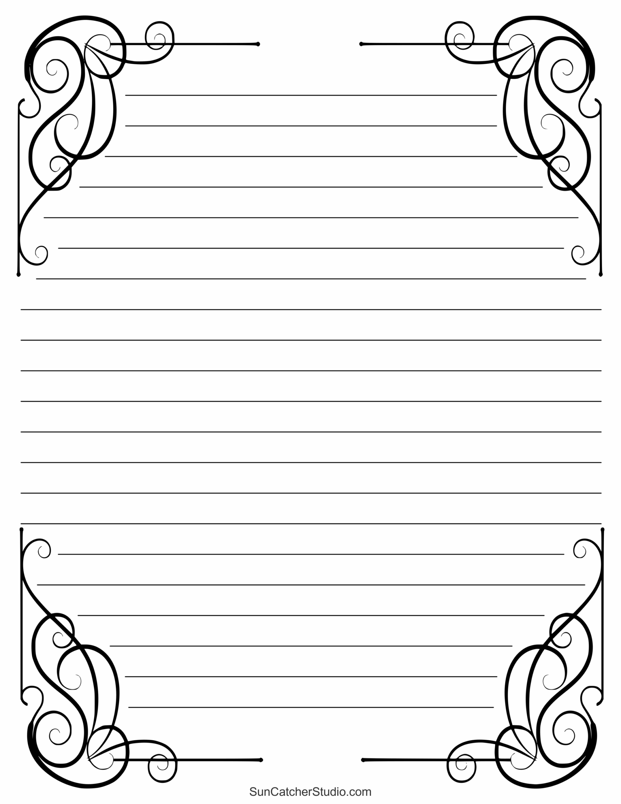 Free Online Printable Stationery Templates