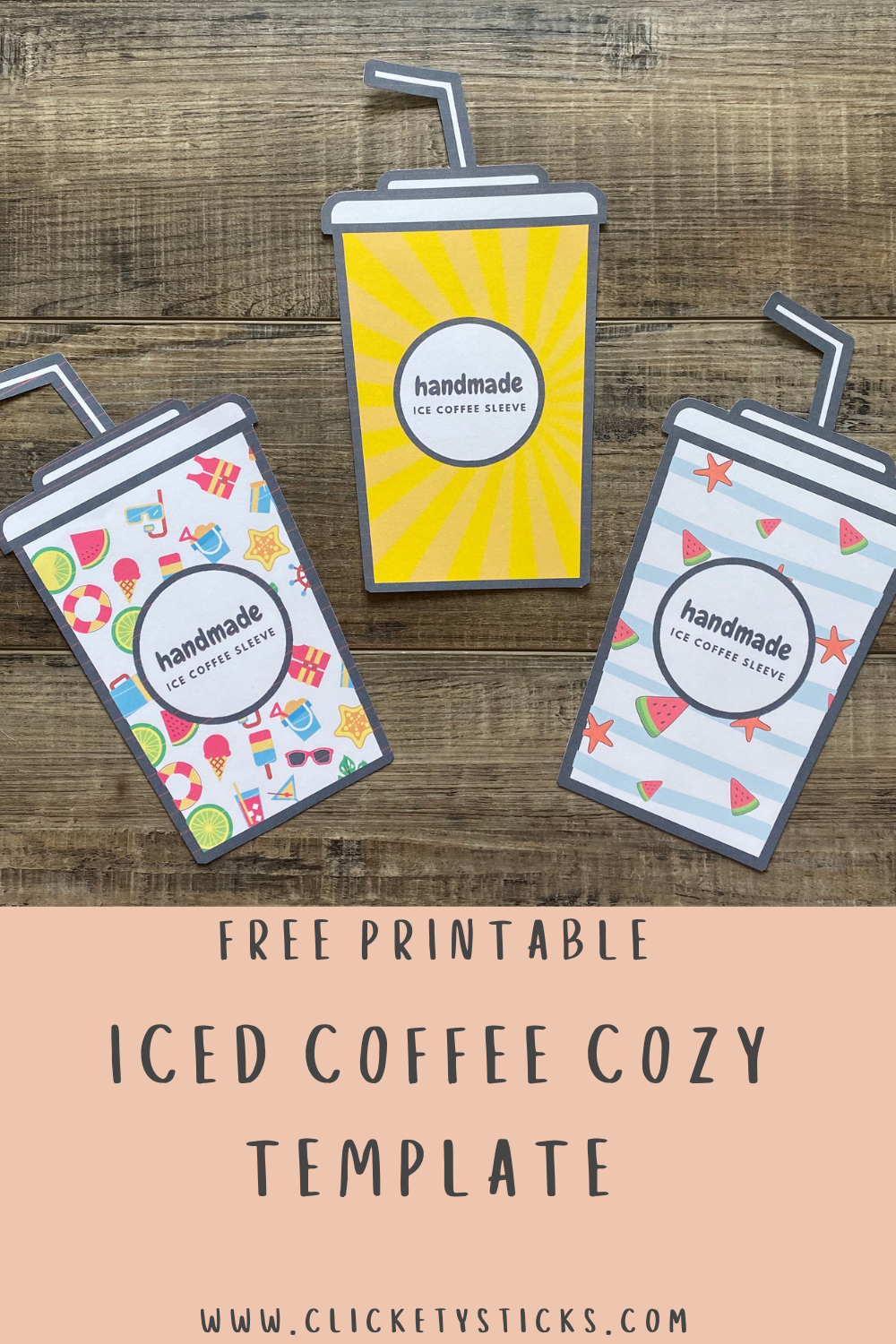 Free Printable Coffee Sleeve Template