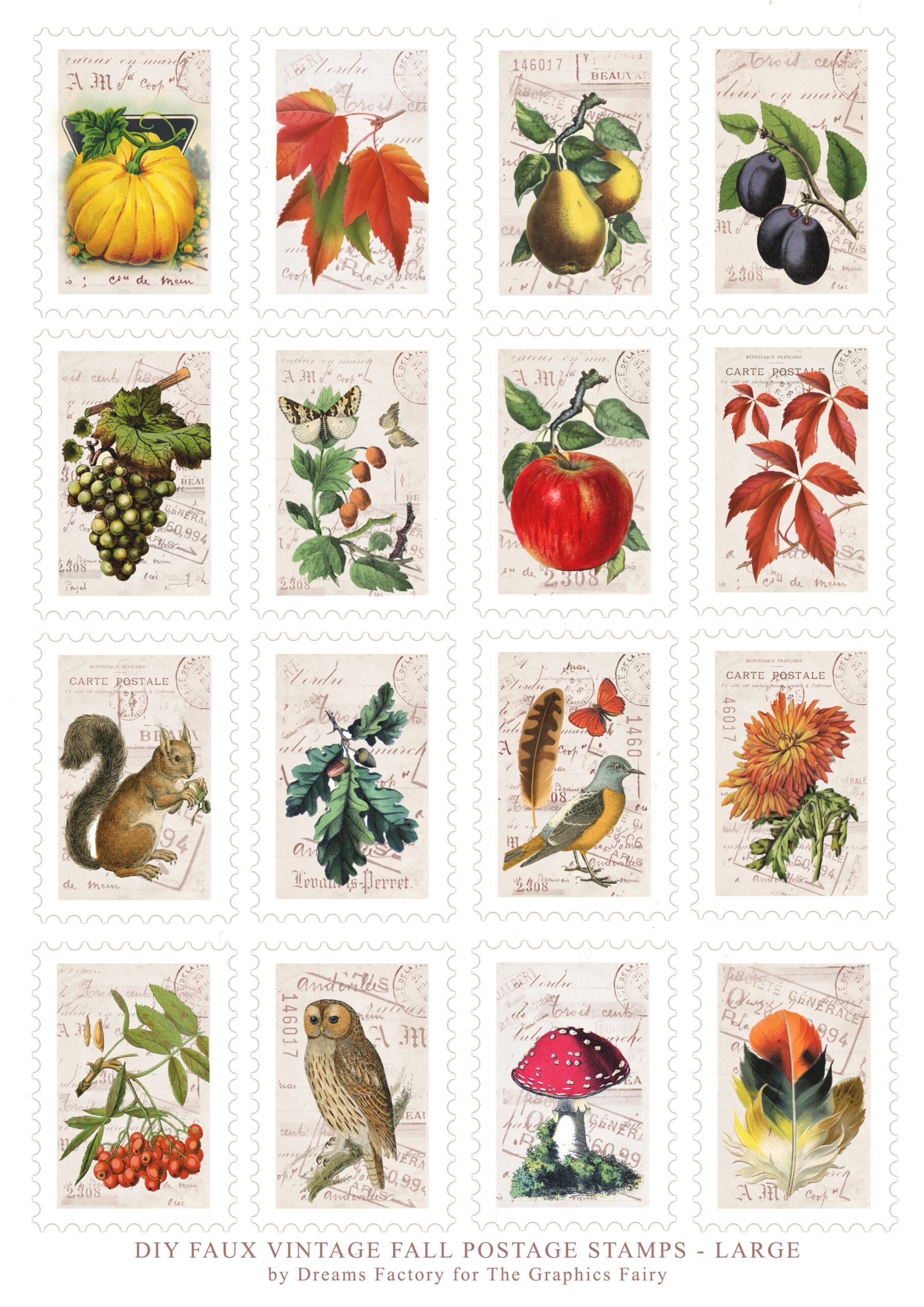 Free Printable Postage Stamps