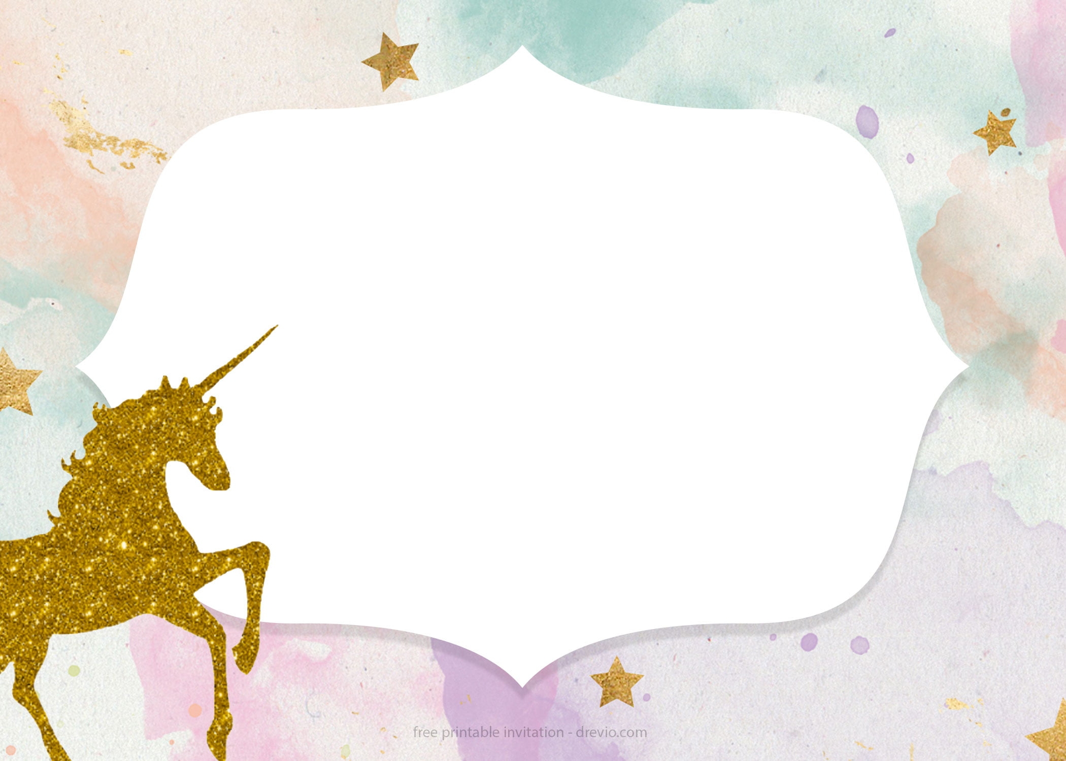 FREE Unicorn Baby Shower Invitation Templates Beeshower Worksheets Library
