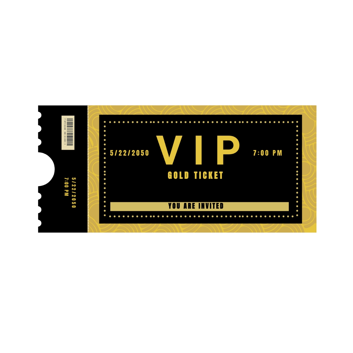 Customizable Free Printable Vip Pass Template