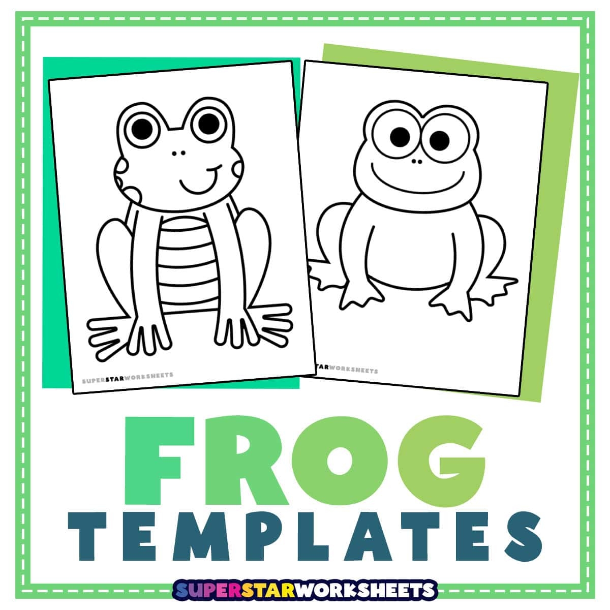 Free Printable Template Of A Frog