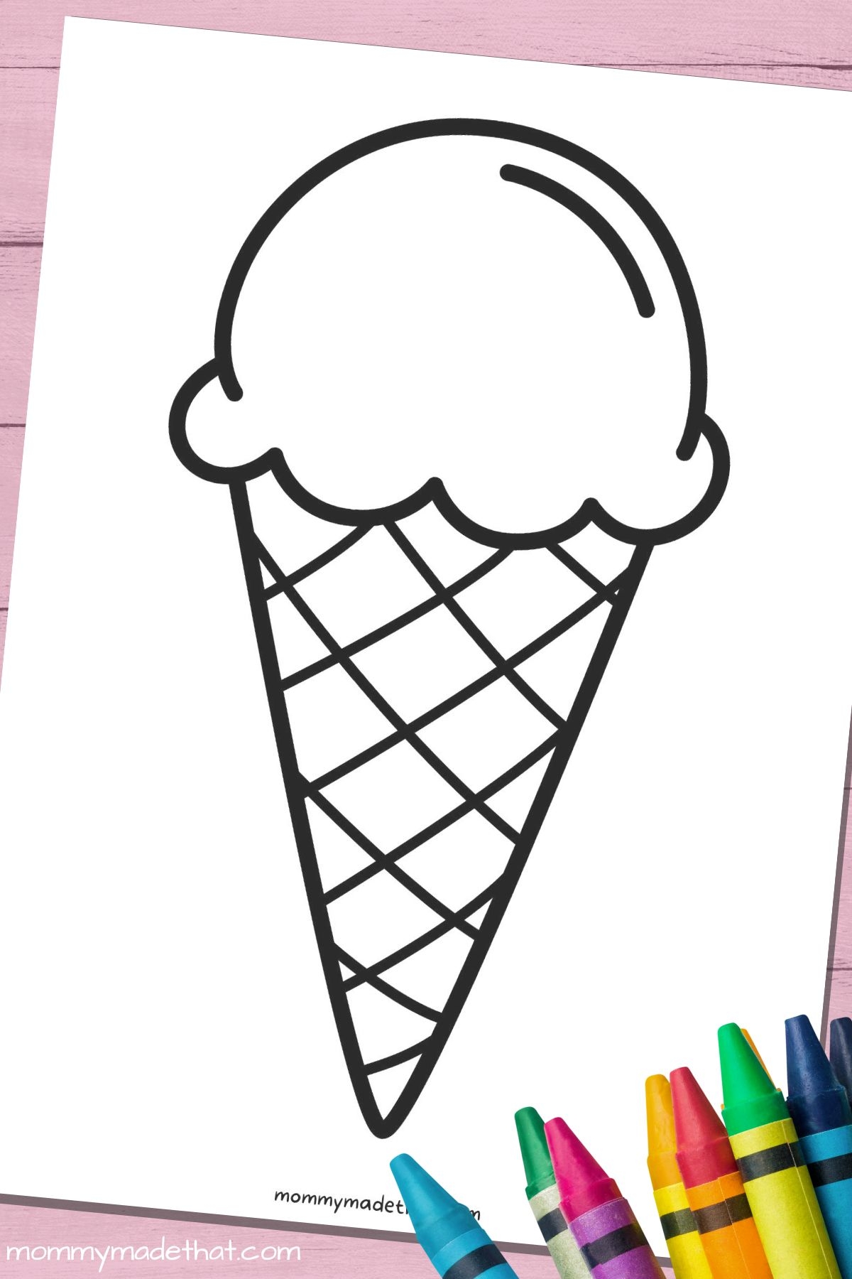 Ice Cream Template Free Printable