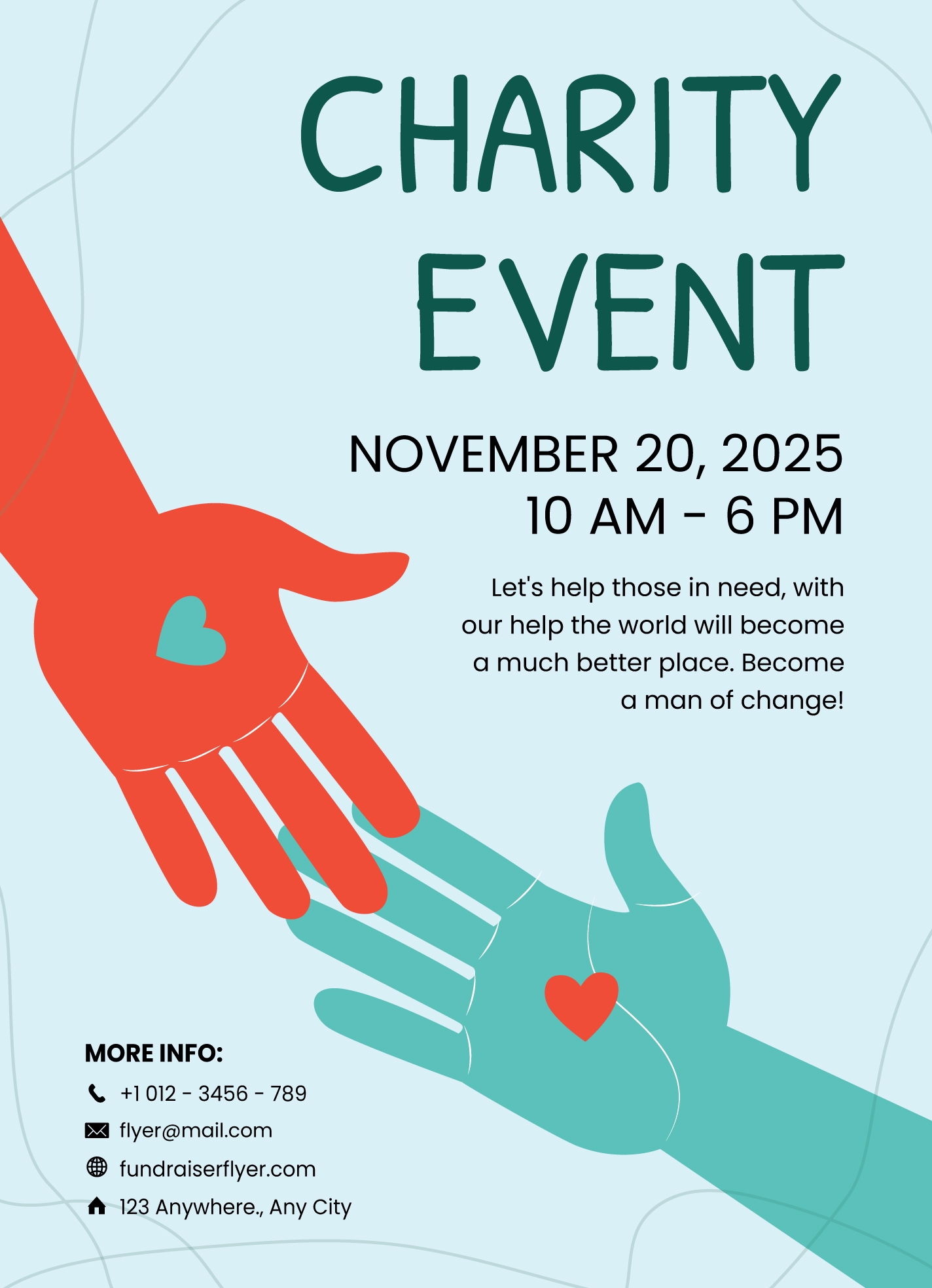 Fundraiser Flyer Free Google Docs Template Gdoc io