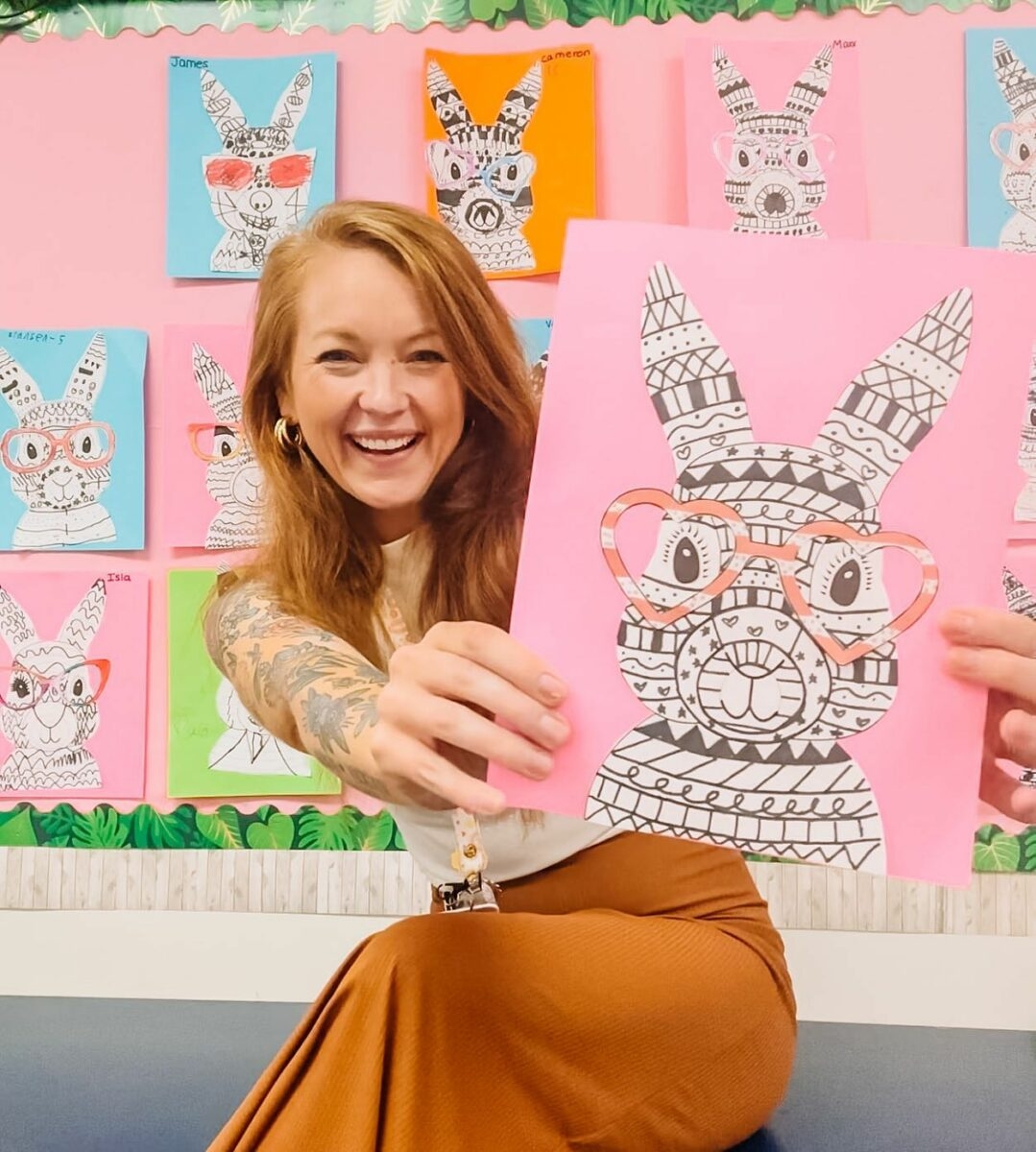 Funky Easter Bunny Template Free Printable