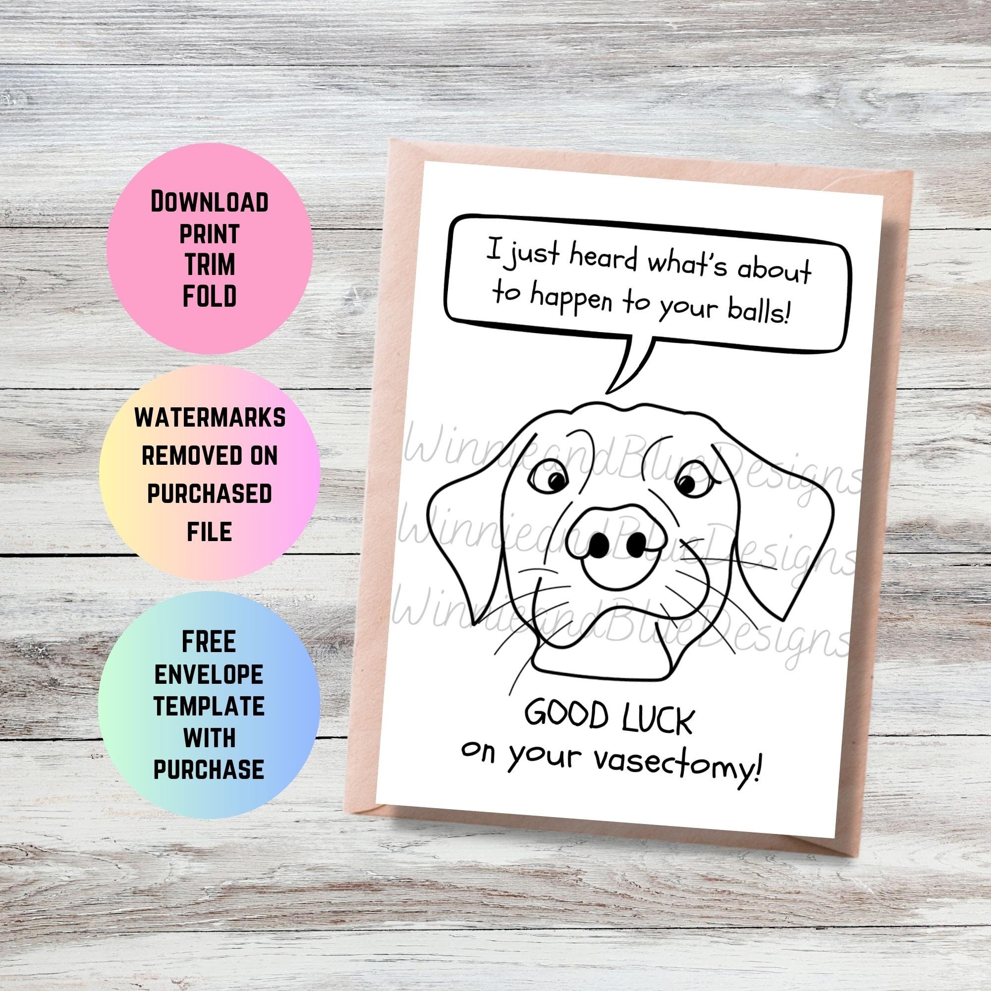Free Printable Vasectomy Cards
