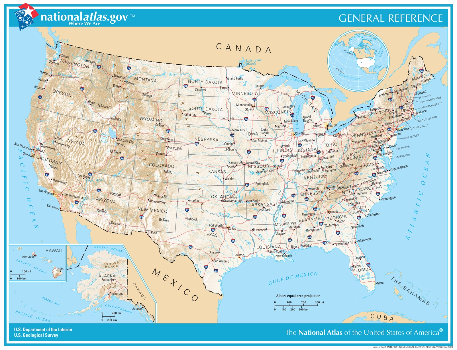 Printable Us Map Pdf Free Download