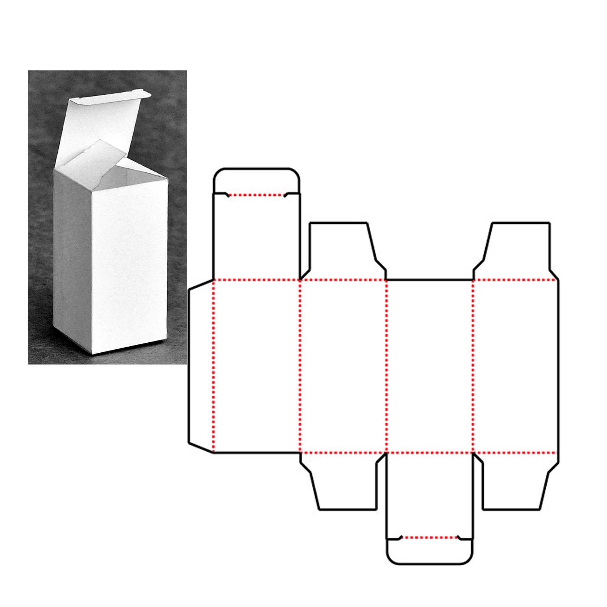 Gift Box Cut Template SVG Ai PDF Cdr Dxf File Format Ready 