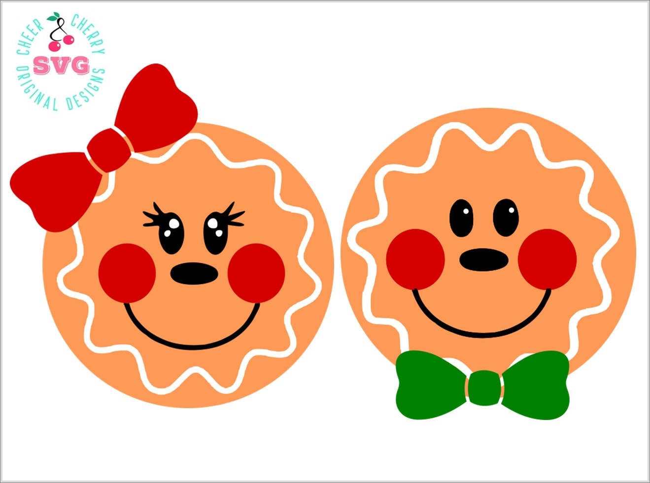 Gingerbread Face SVG PNG Ginger Bread Man Png Sublimation Boy 
