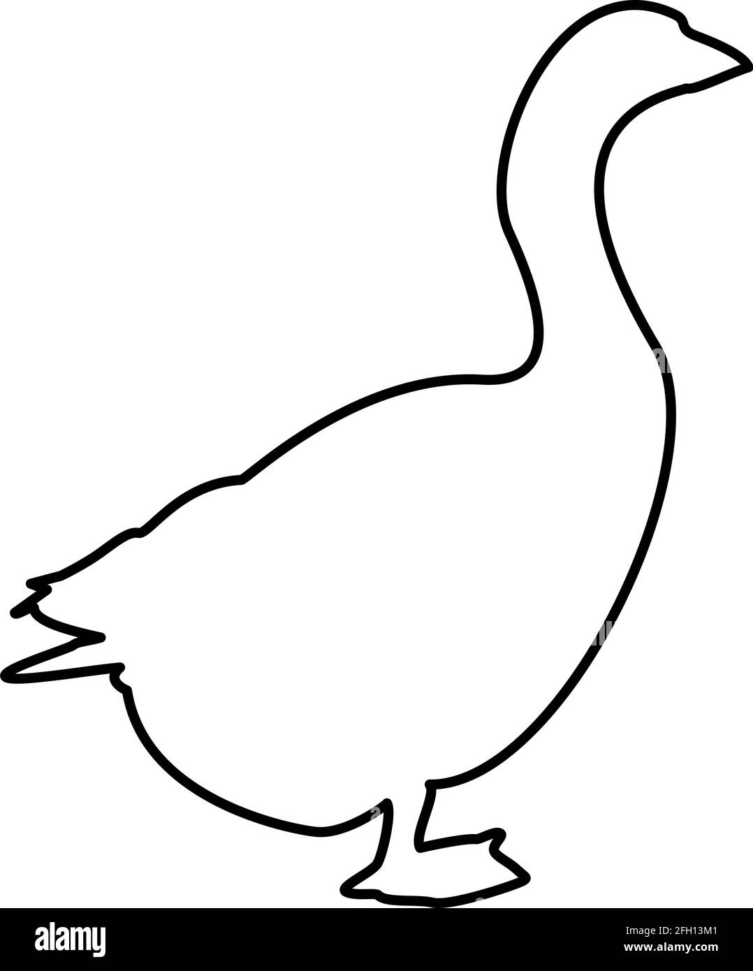 Free Printable Goose Template
