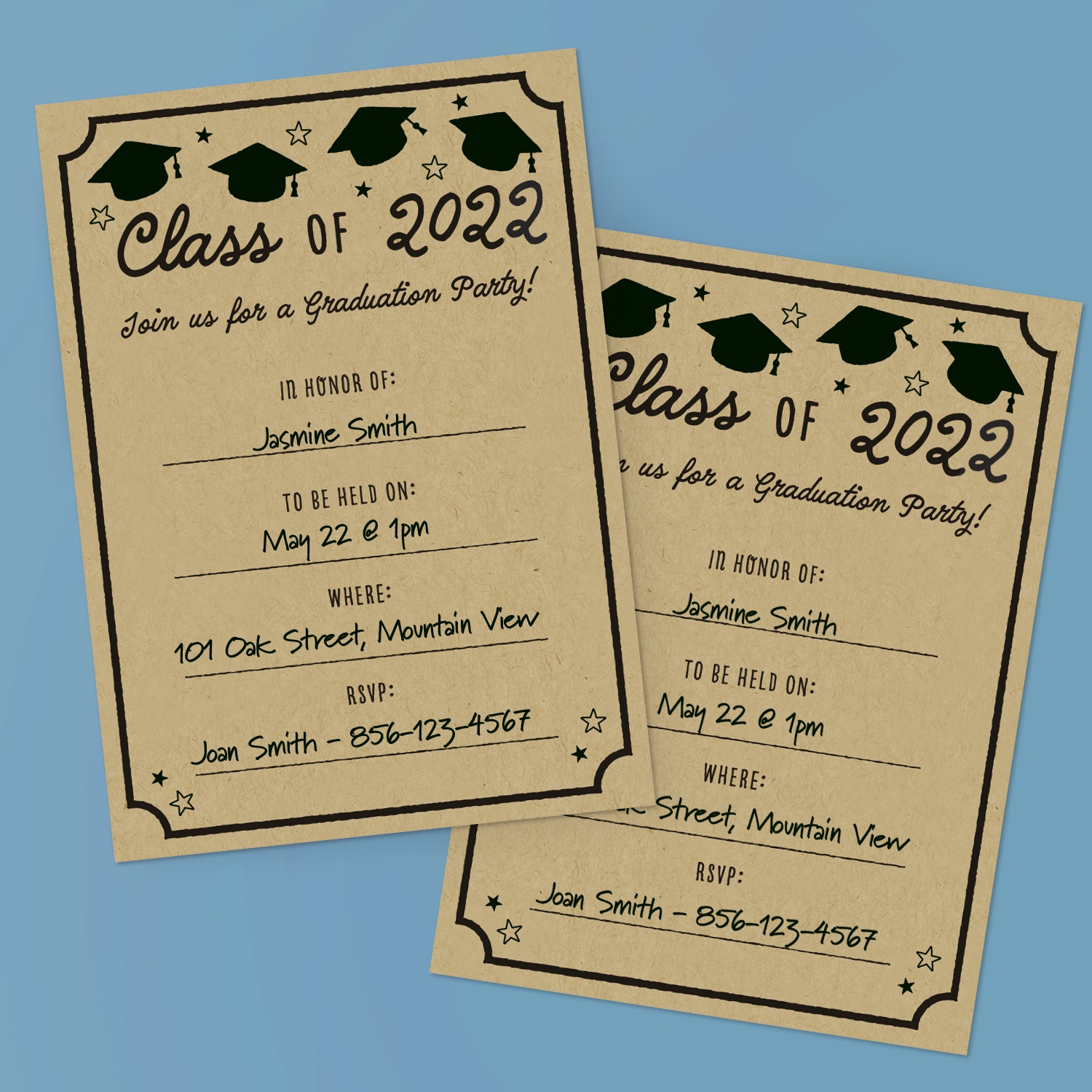 Graduation Invitation Printable Templates Free