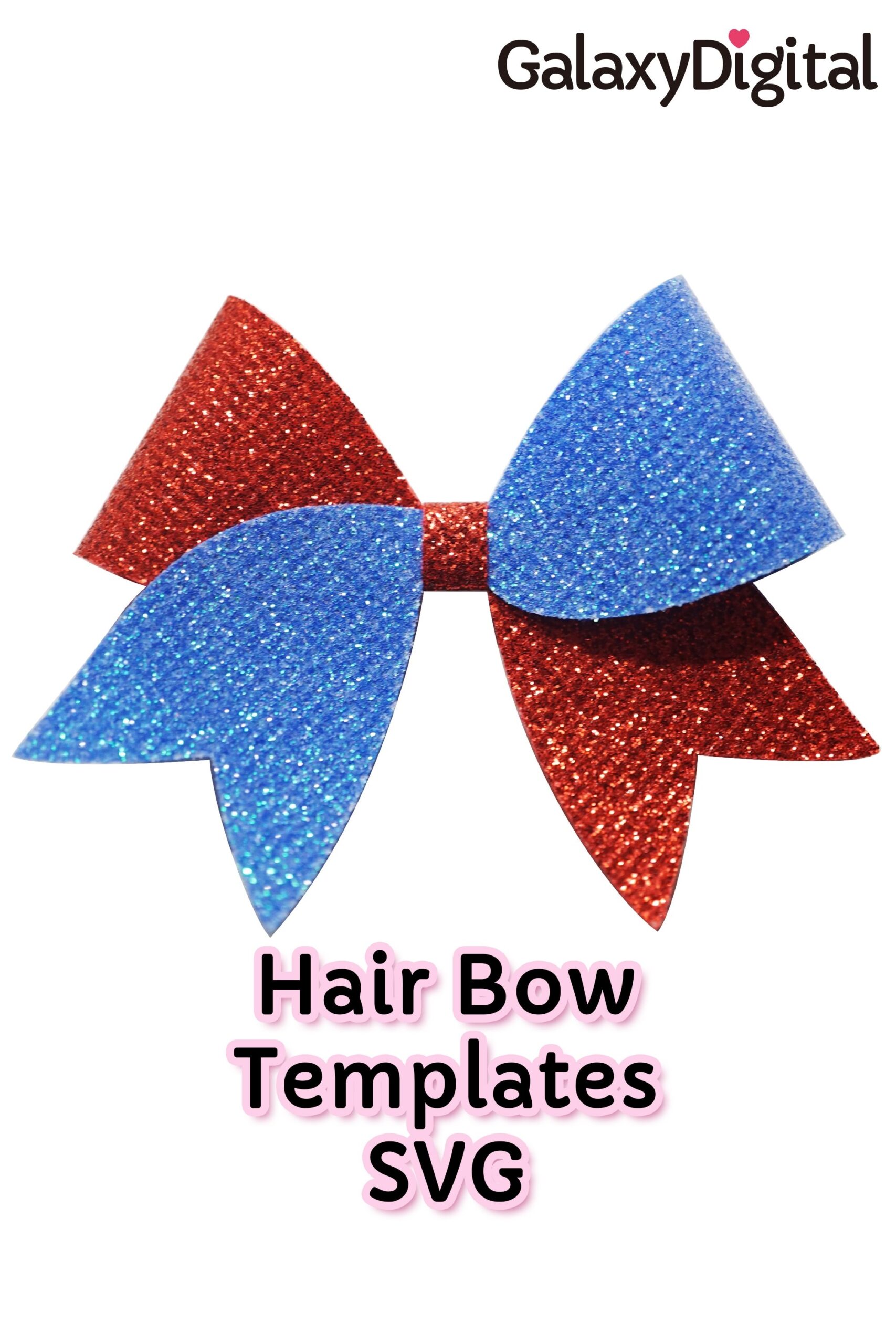 Hair Bow SVG Cheer Bow Template SVG