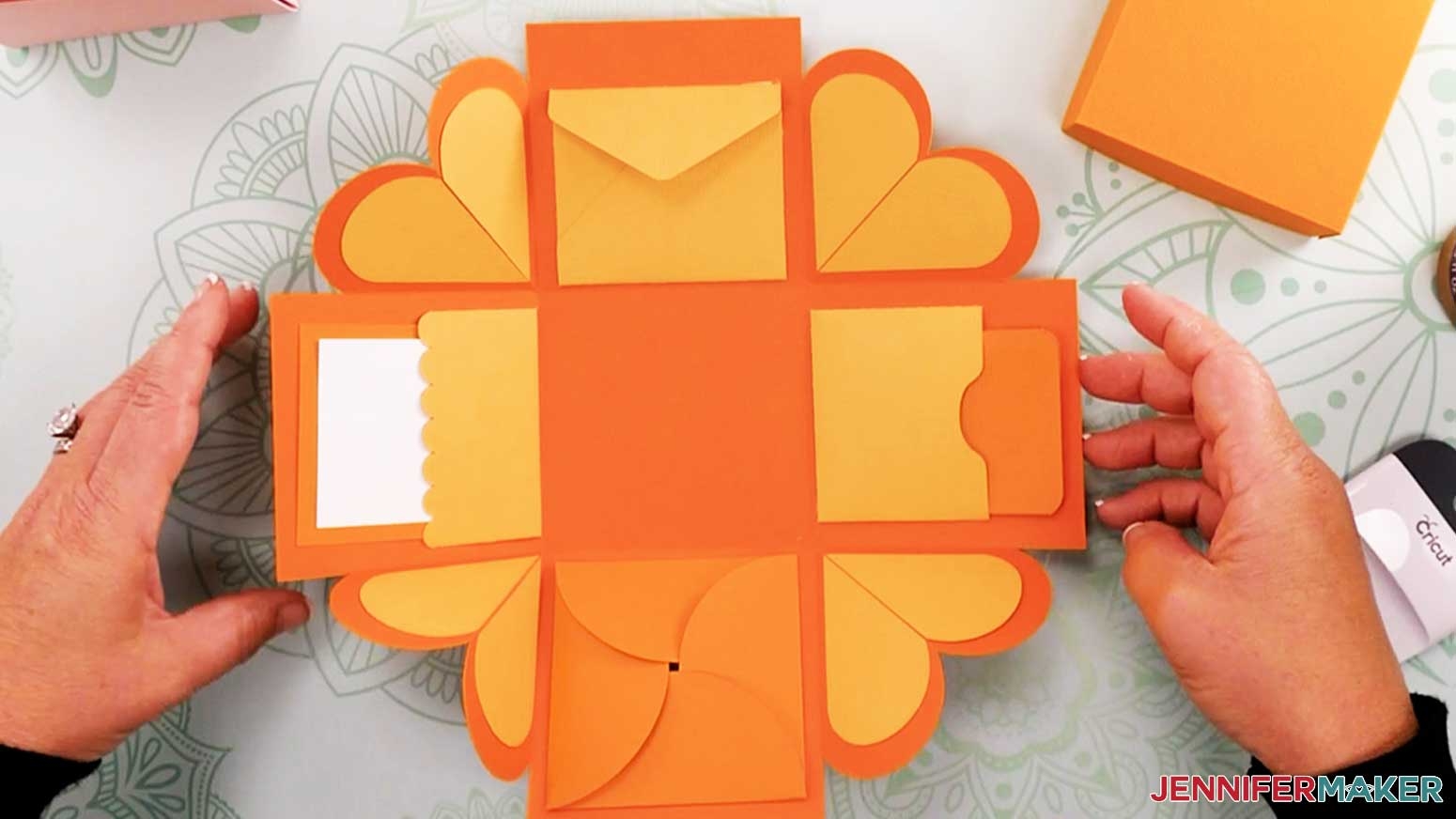 Heart Explosion Box Template Free SVG File Jennifer Maker