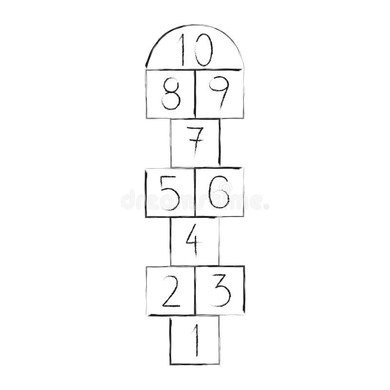Hopscotch Template Stock Illustrations 110 Hopscotch Template Stock Illustrations Vectors U0026 Clipart Dreamstime