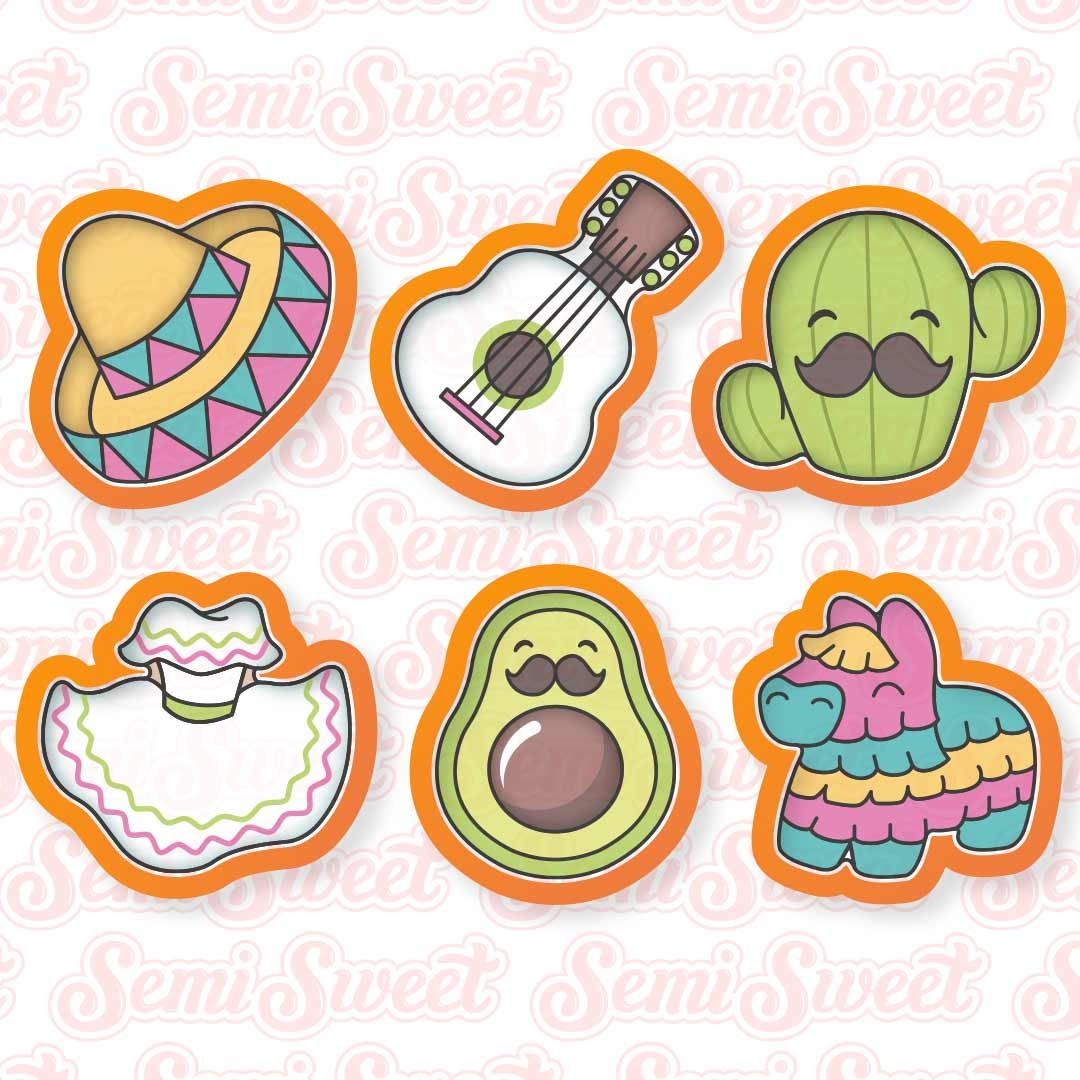 Free Printable Fiesta Cookie Templates