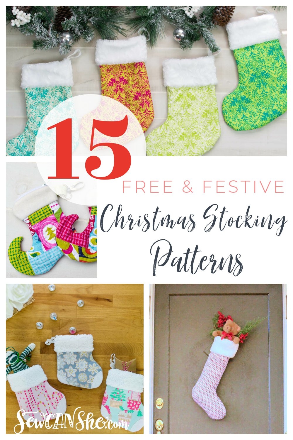How To Sew A Christmas Stocking 15 BEST Stocking Patterns all Free 