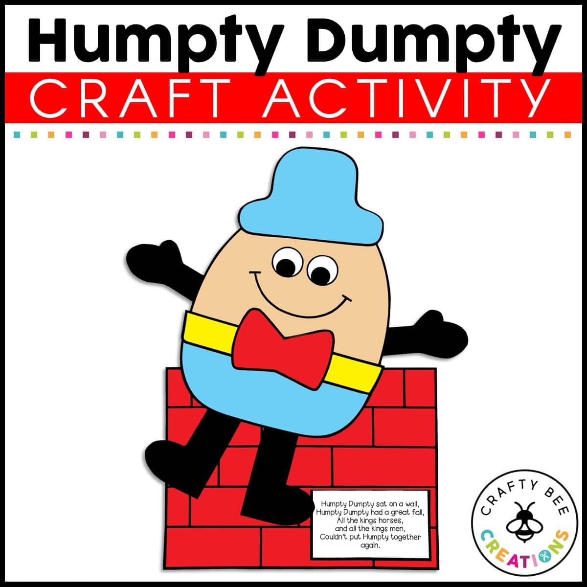 Free Humpty Dumpty Printable Template