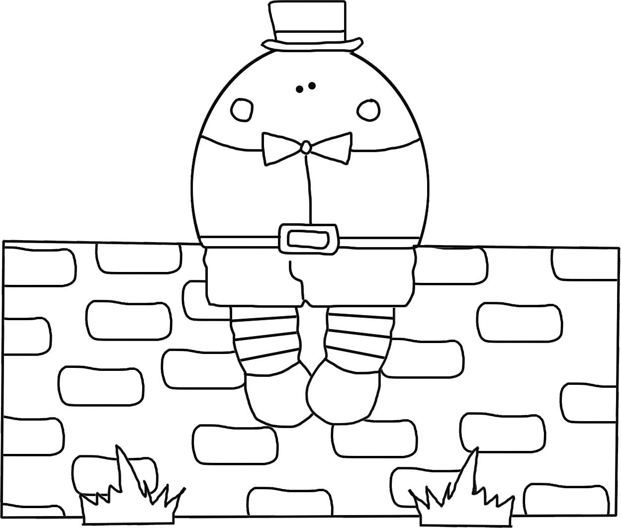 Free Humpty Dumpty Printable Template
