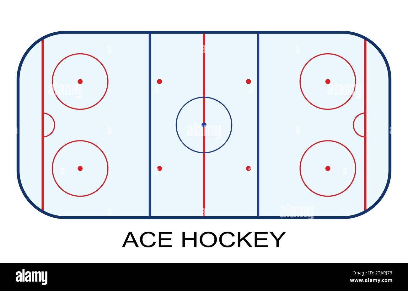 Template Blank Printable Hockey Rink Diagram