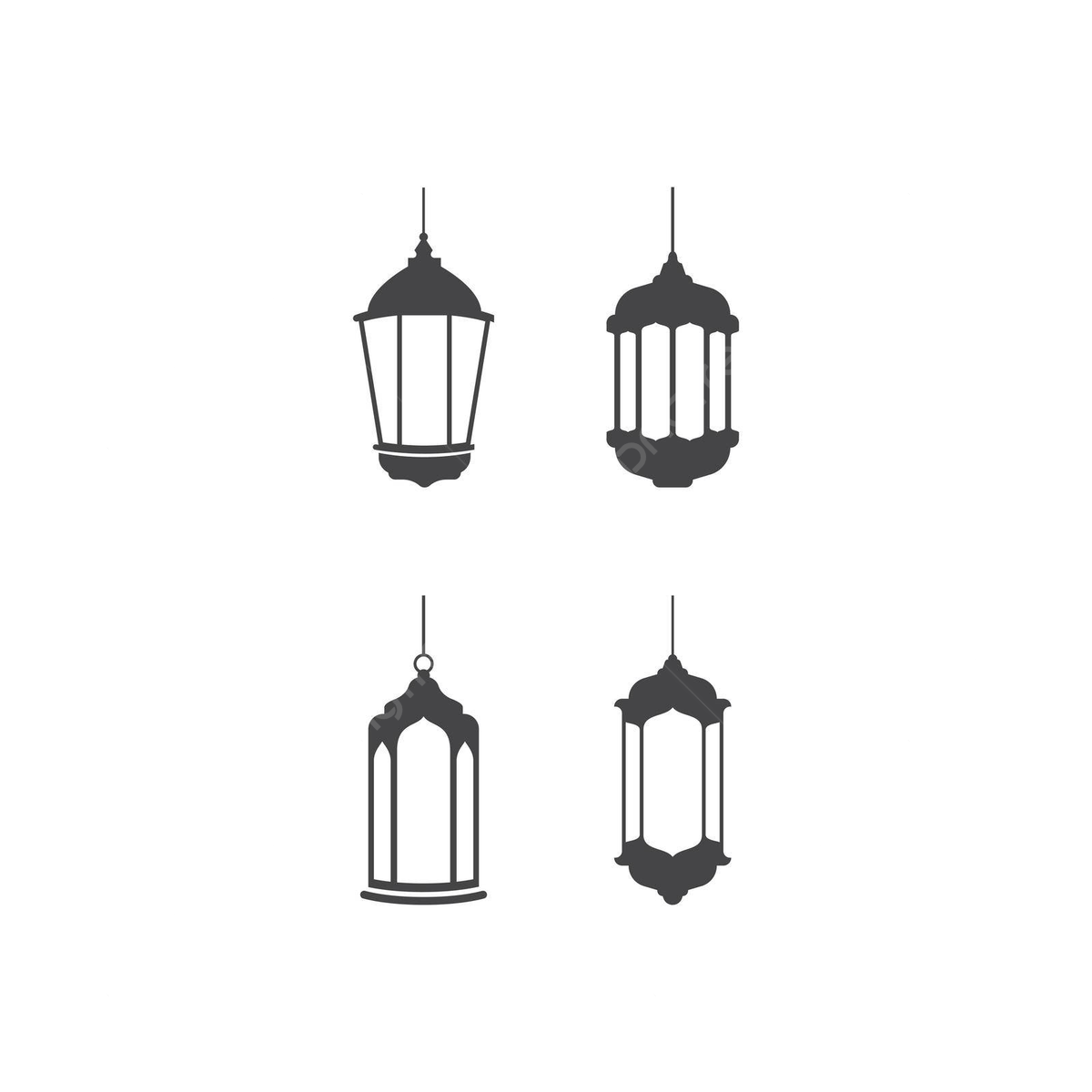 Illustration Of A Simple Vector Icon For Fanoos Lantern With An Islamic Logo Vector Light Ramadan Eid PNG And Vector With Transparent Background For Free Download