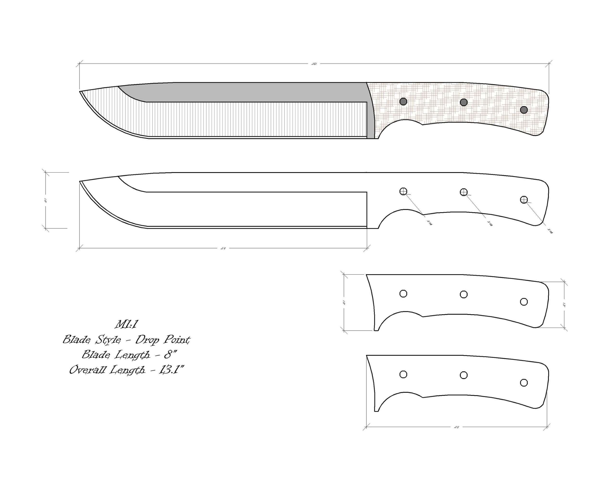 Knife Drawing knife Sketch knife Templates Printable custom Knife Knife Plans Knife Design knife Shape Etsy Finland