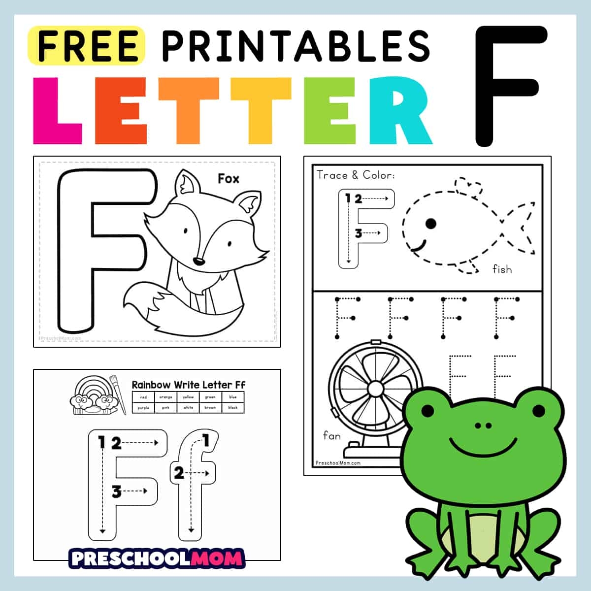 Letter F Template Free Printable