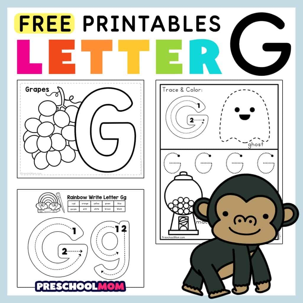 Free Printable Letter G Template Printable
