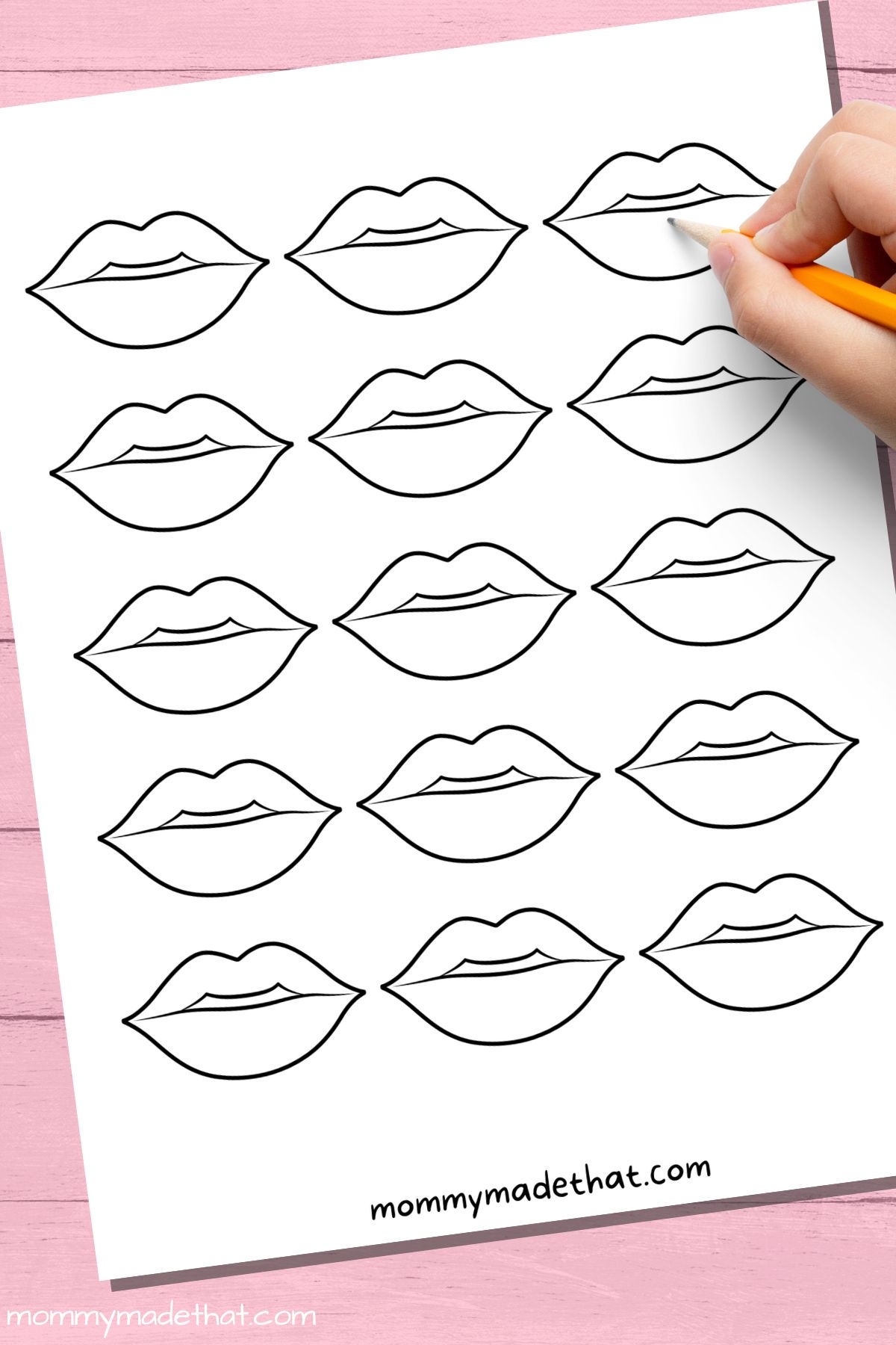 Free Blank Mouth Shapes Printable
