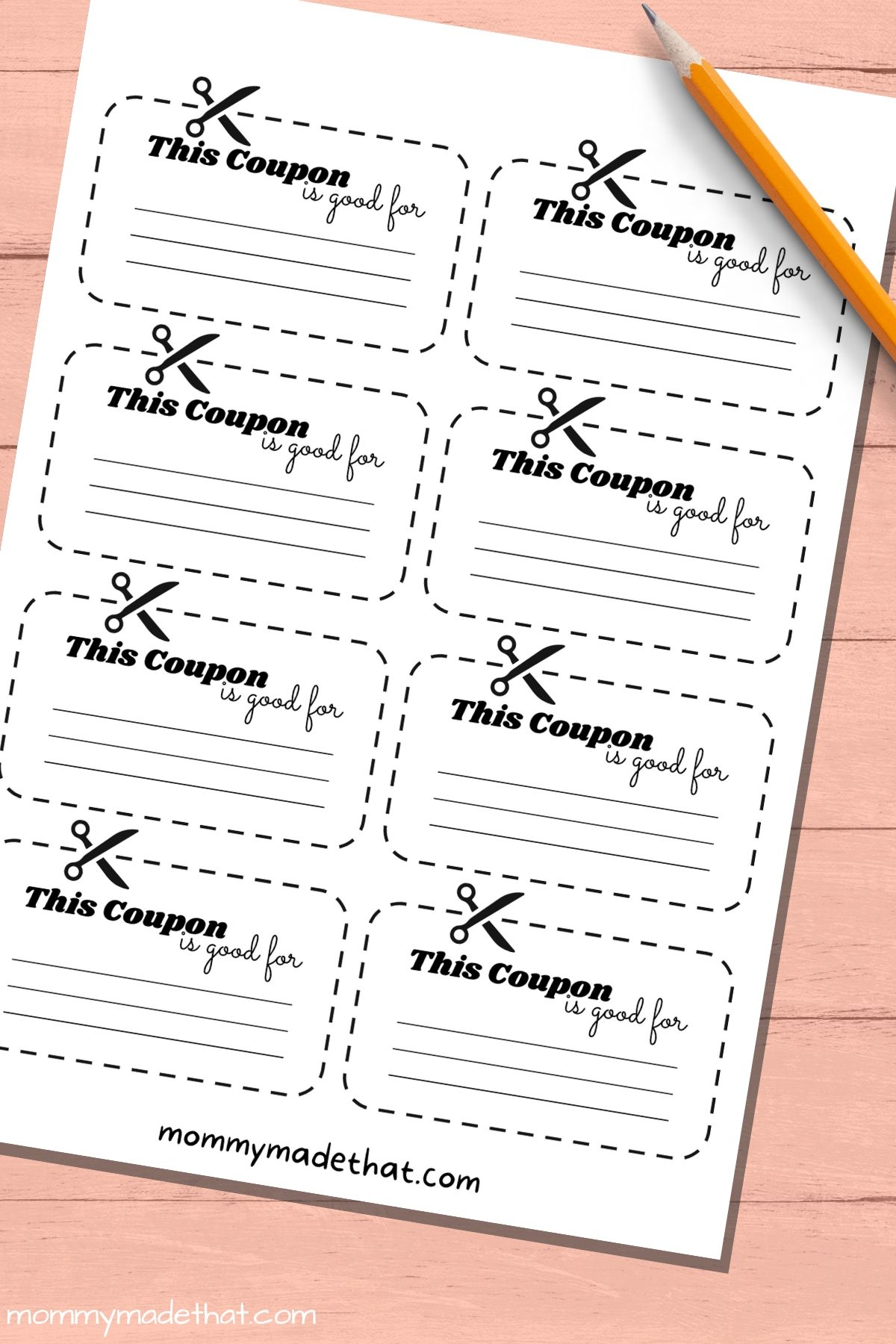 Free Blank Coupon Template Printable