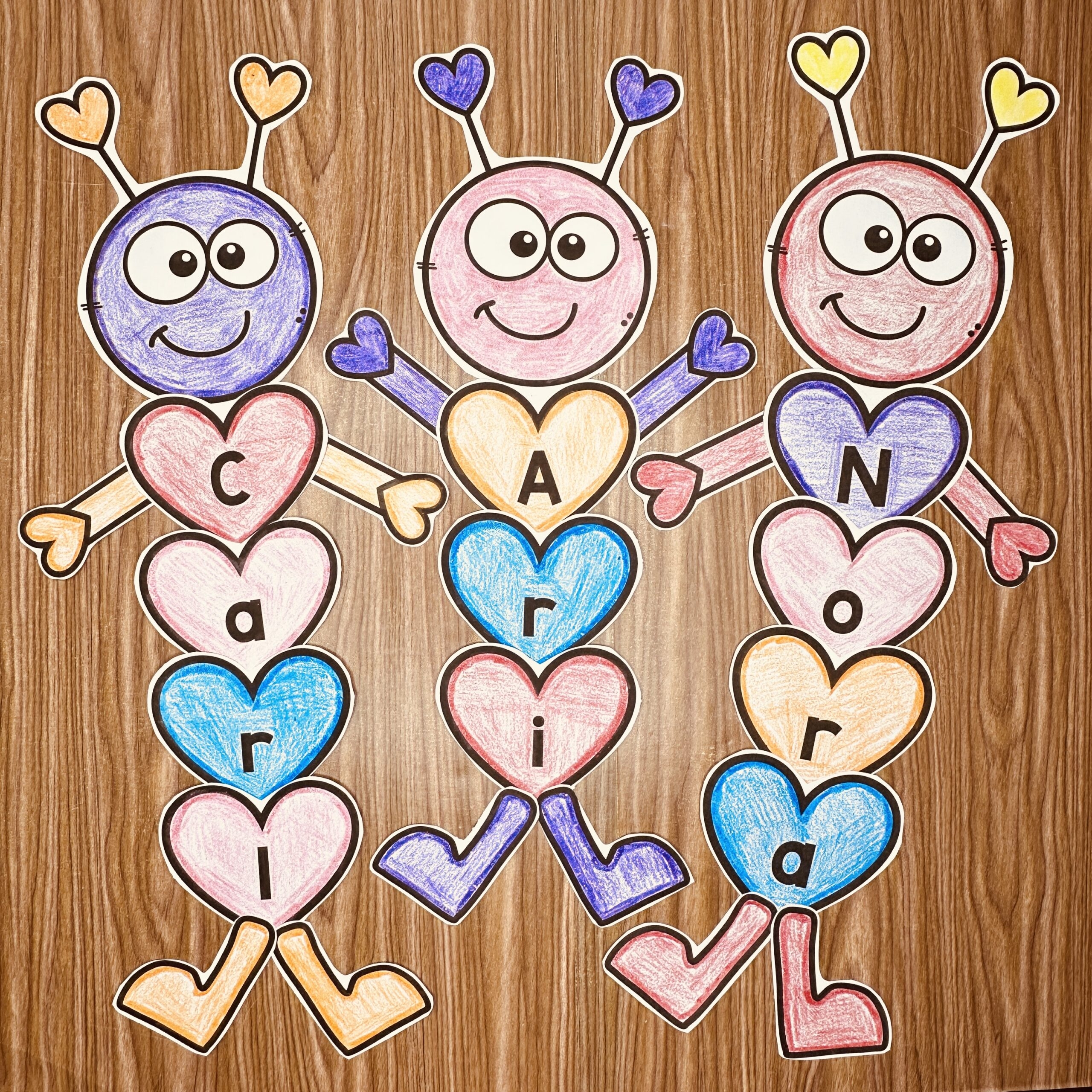 Free Printable Love Bug Craft Template