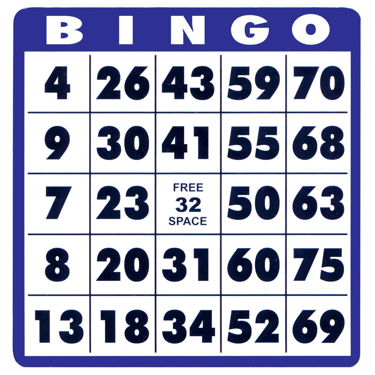 Free Printable Bingo Templates