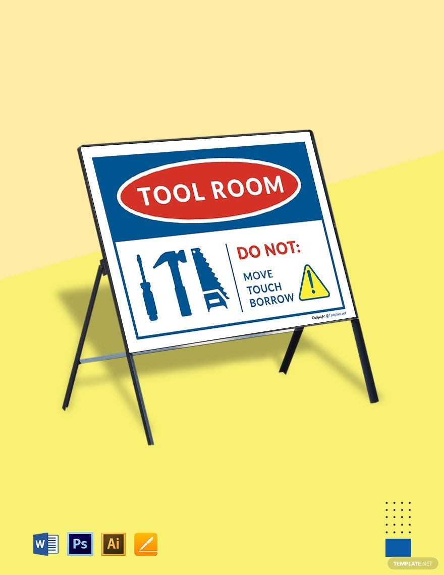 Mail Room Sign Template In Pages Word Illustrator PSD Download Template