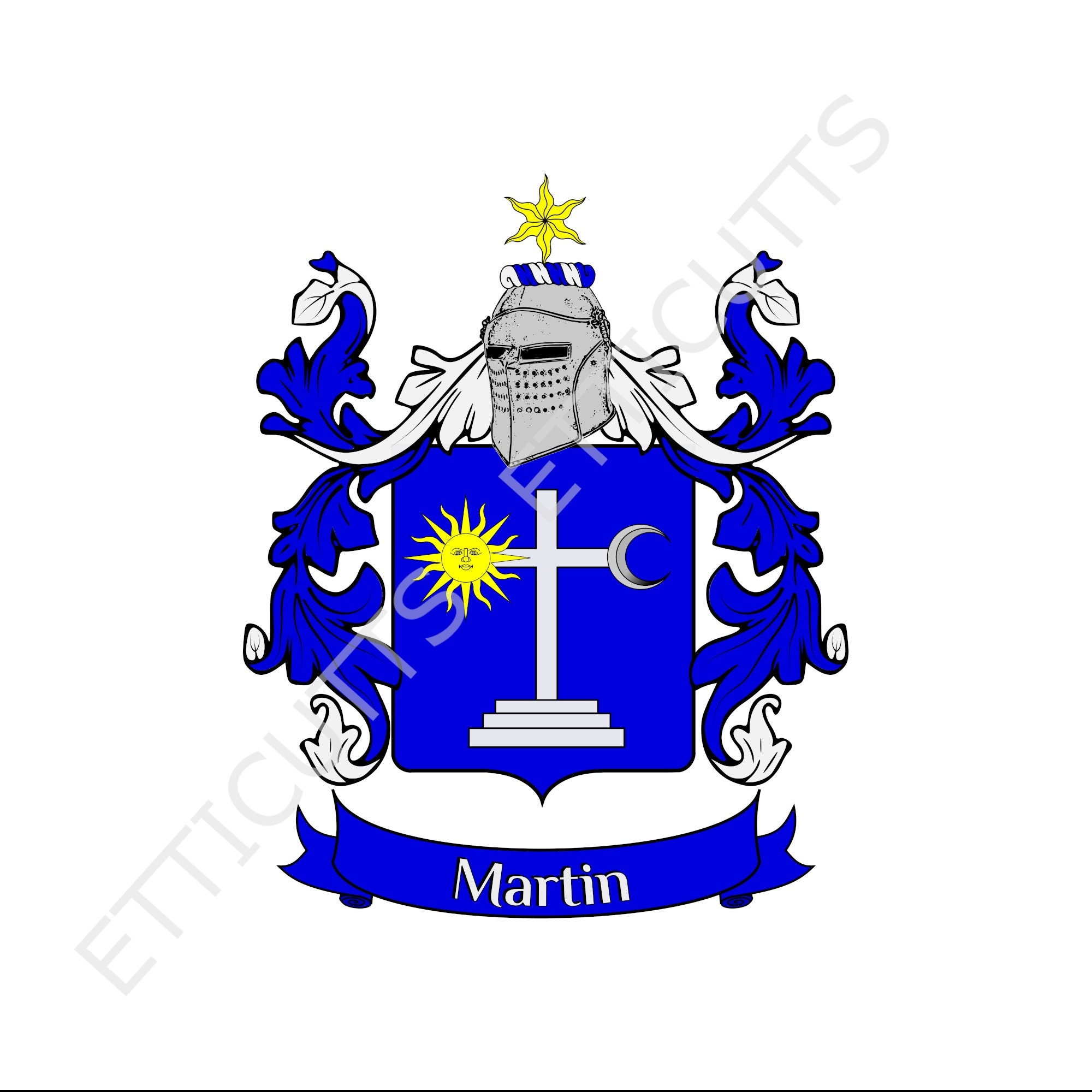 Martin Coat Of Arms Family Crest PDF Download Printable Coat Of 