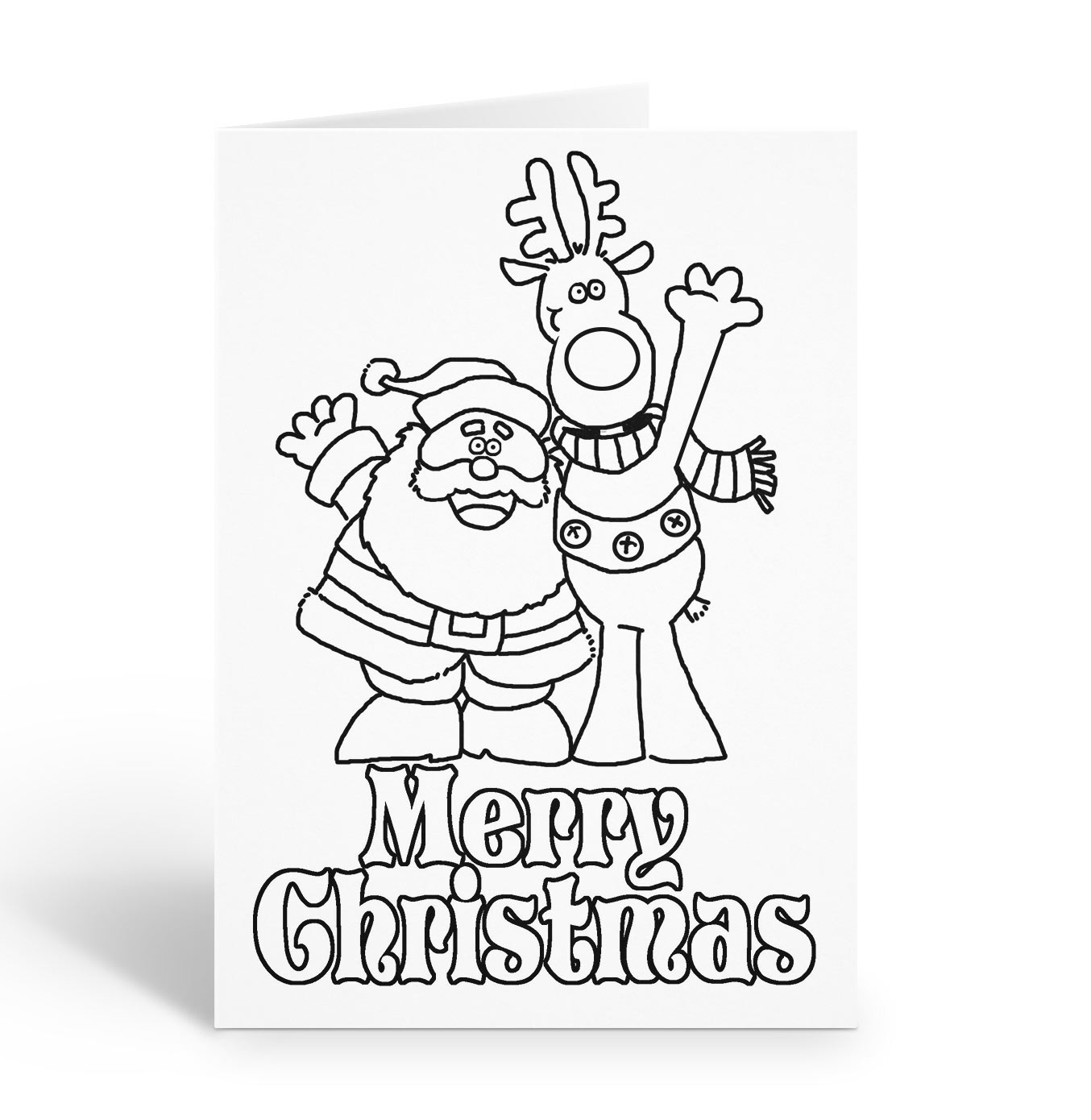 Free Printable Coloring Cards For Christmas
