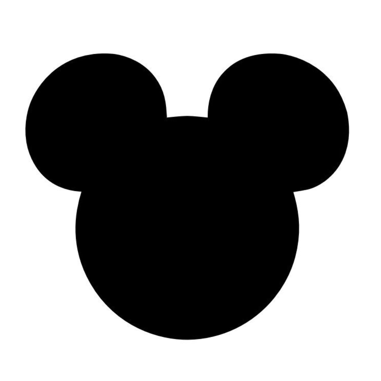 Mickey Mouse Head Mouse Ears Stencil Made From 4 Ply Mat Board Or 