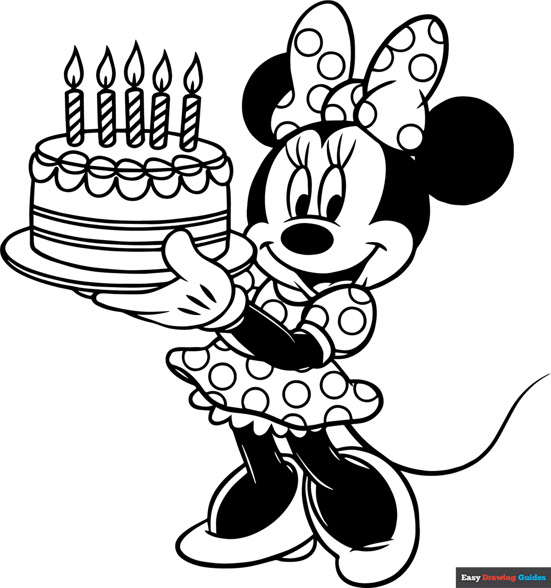 Minnie Mouse Printable Coloring Pages Free