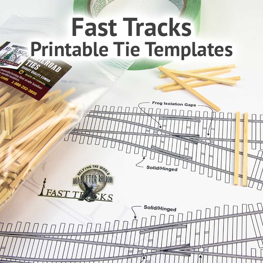 Free Printable N Scale Track Templates