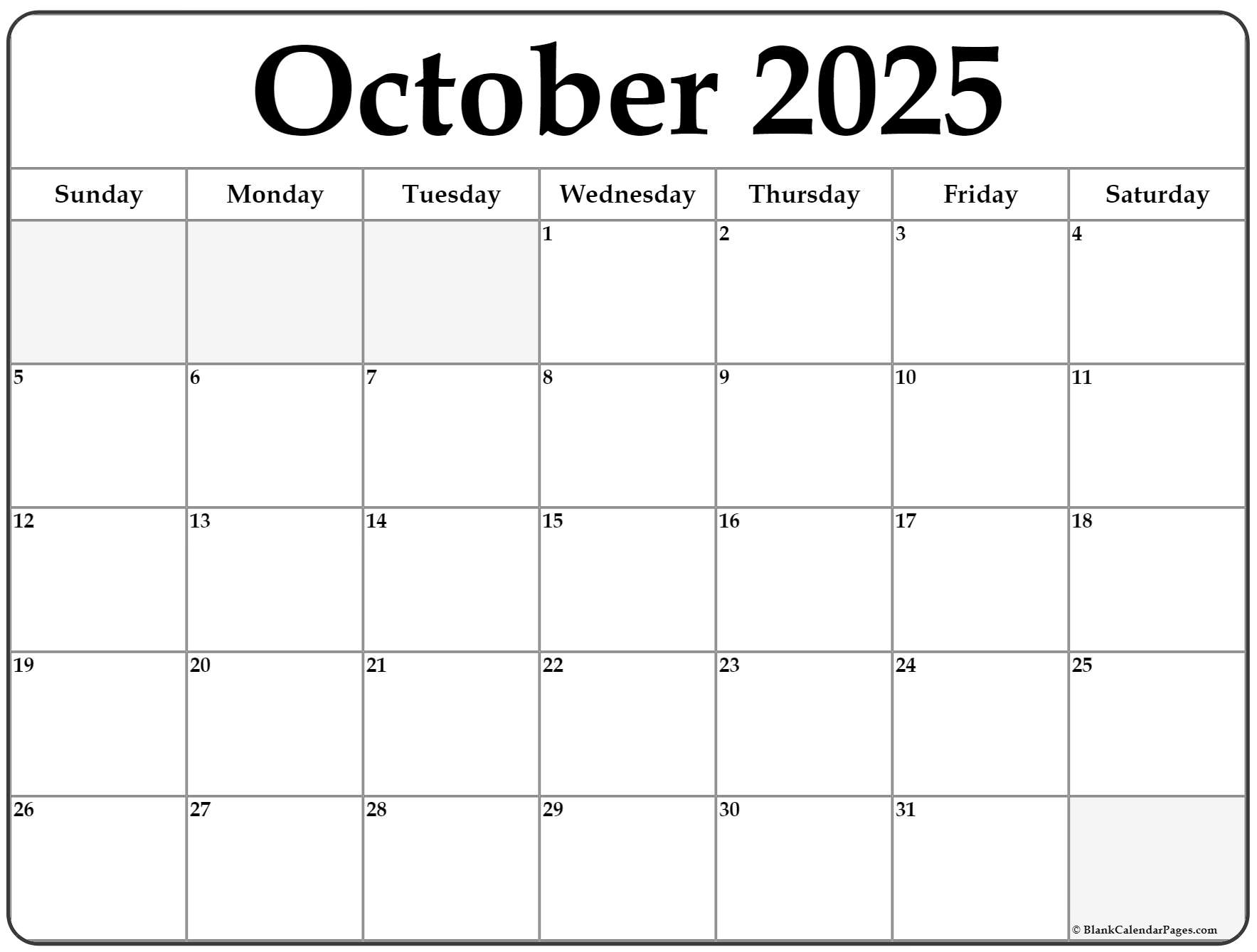 October 2022 Calendar Free Printable Calendars