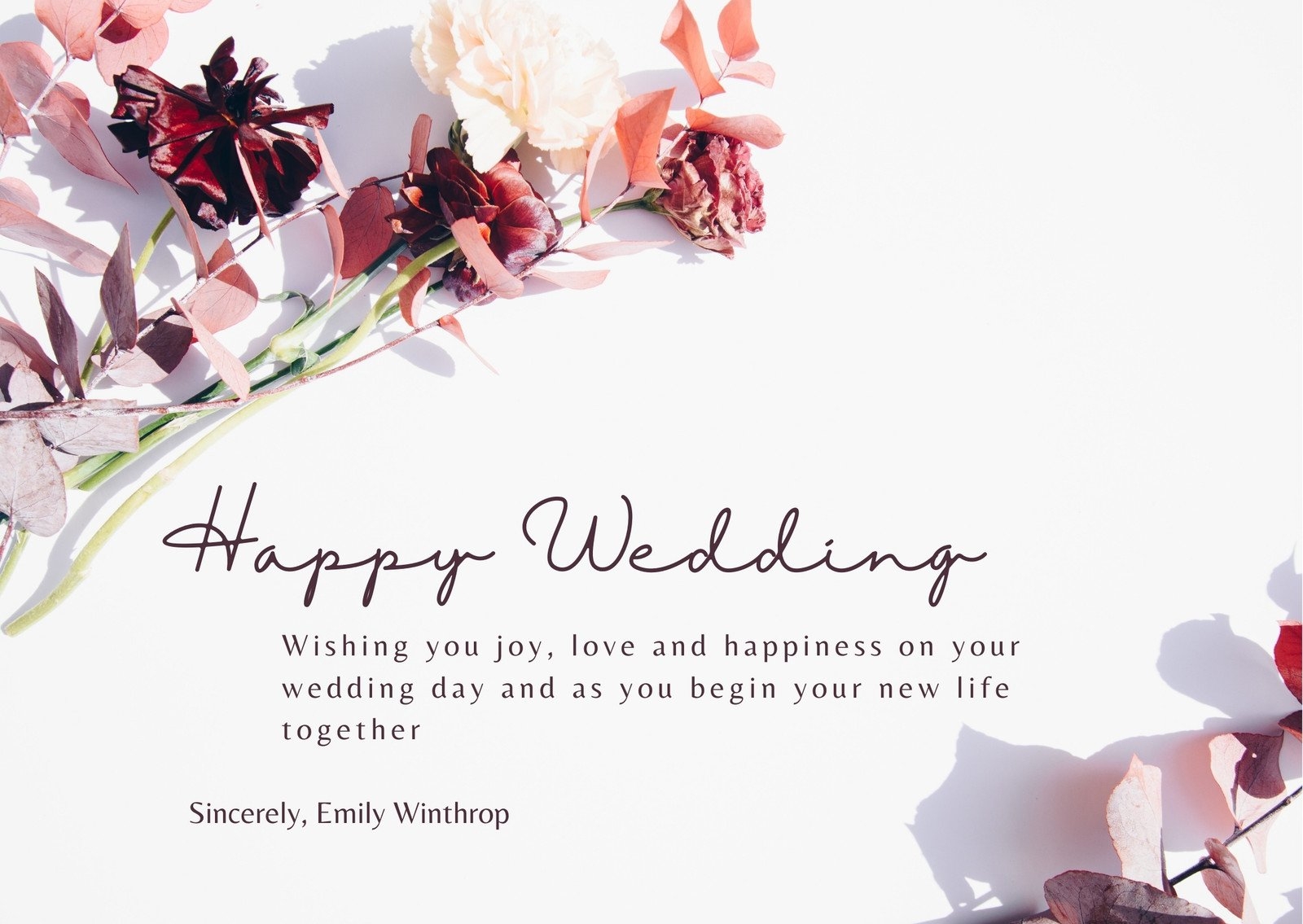 Page 3 Free Custom Printable Wedding Reception Card Templates Canva