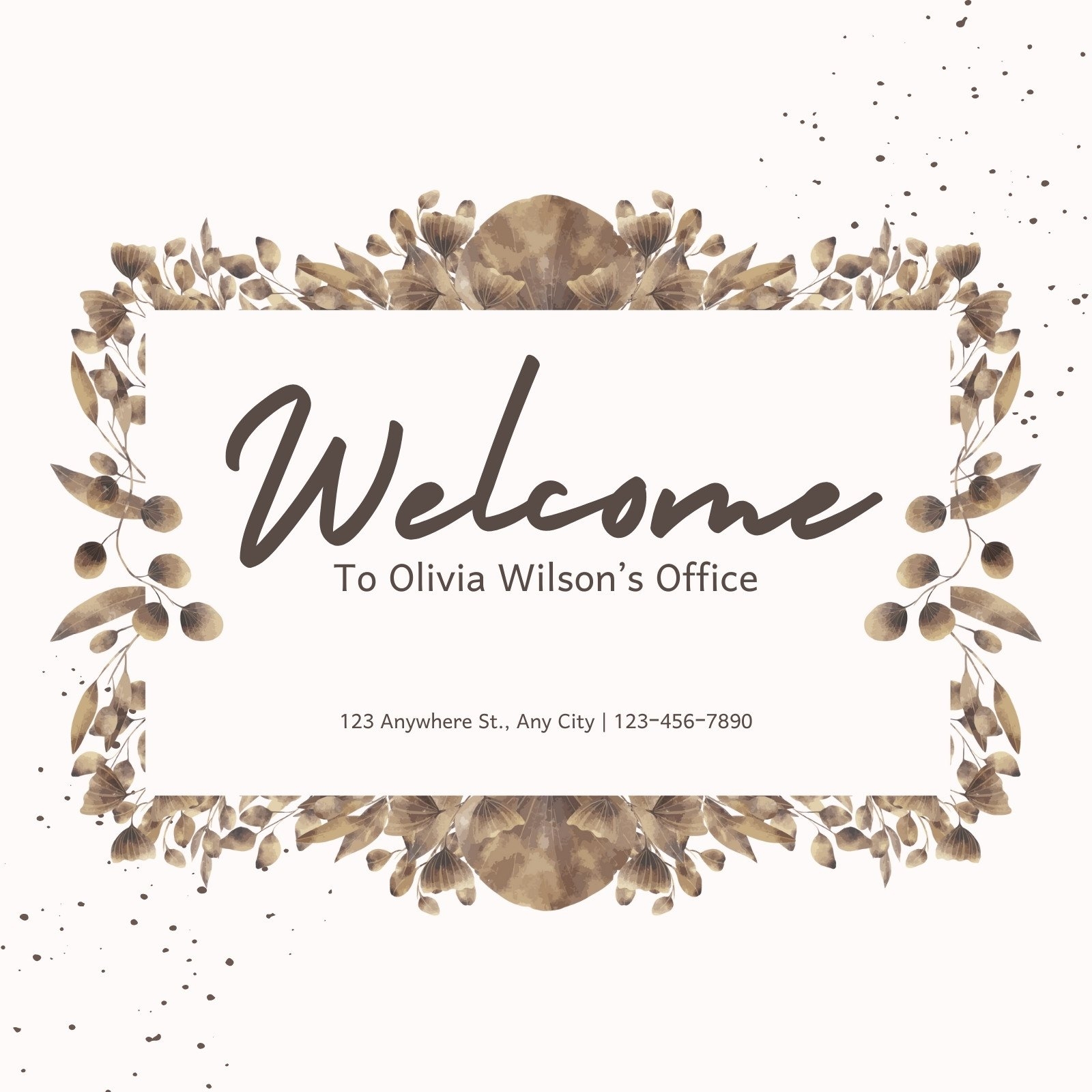 Page 3 Free Custom Printable Welcome Yard Sign Templates Canva