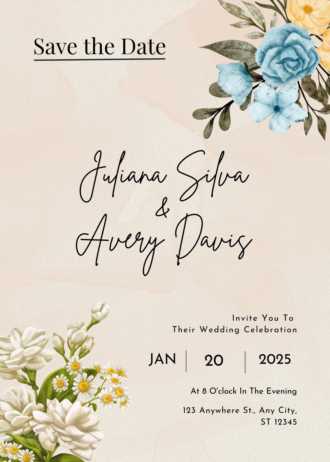 Printable Save The Date Templates Free