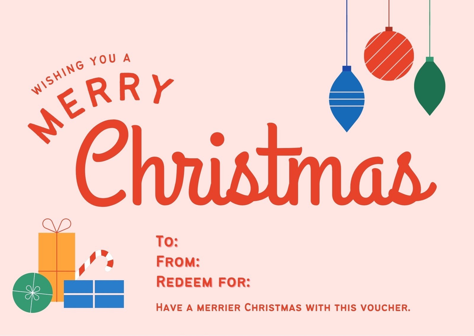 Page 4 Free Printable Holiday Gift Certificate Templates Canva