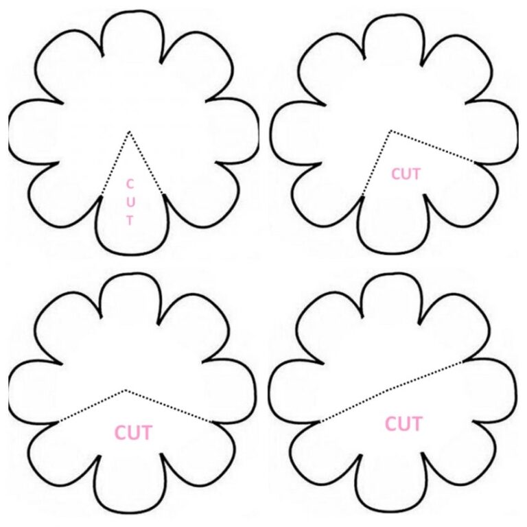 Rose Template Printable Free - Printable Template Hub