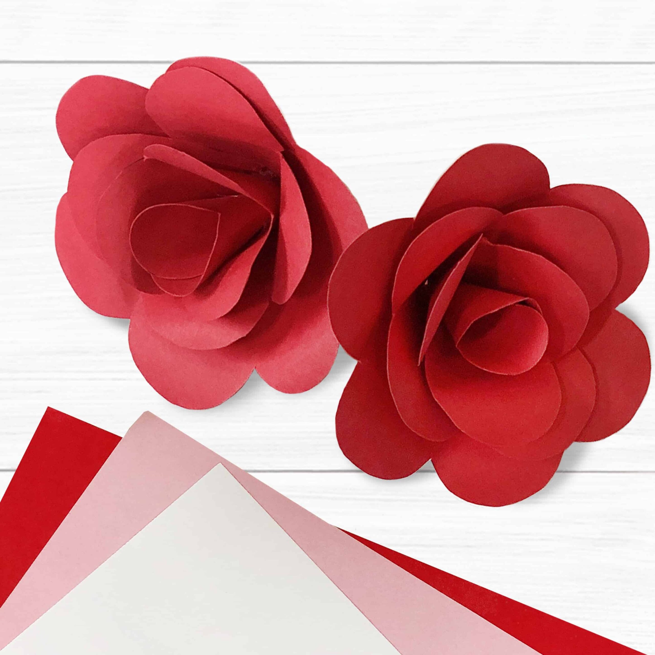 Free Printable Cardstock Paper Flowers Template