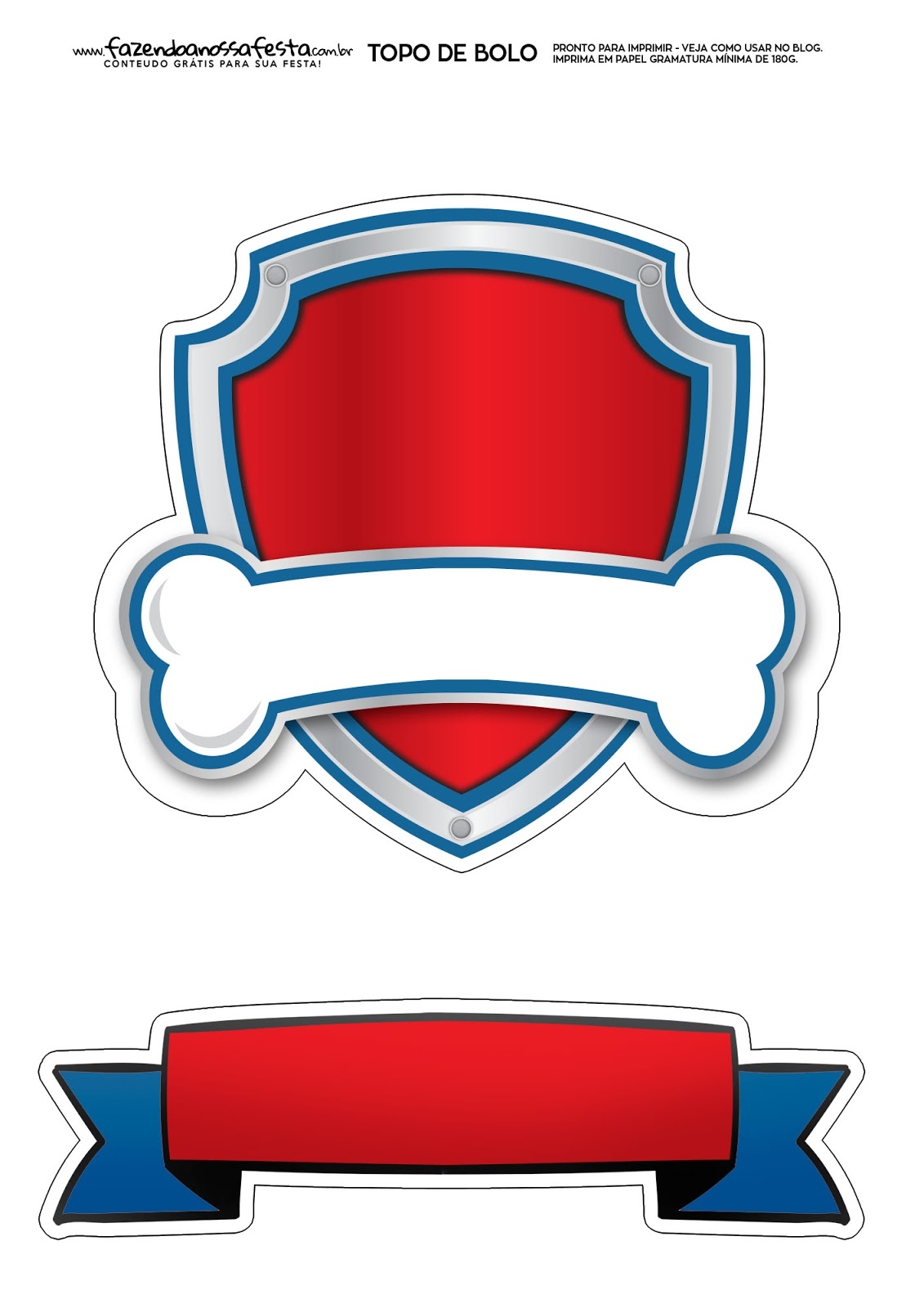 Free Shield Template Printable