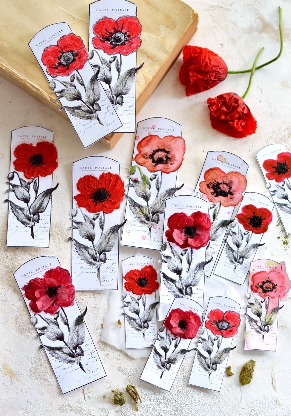Poppy Craft DIY Tags The Graphics Fairy