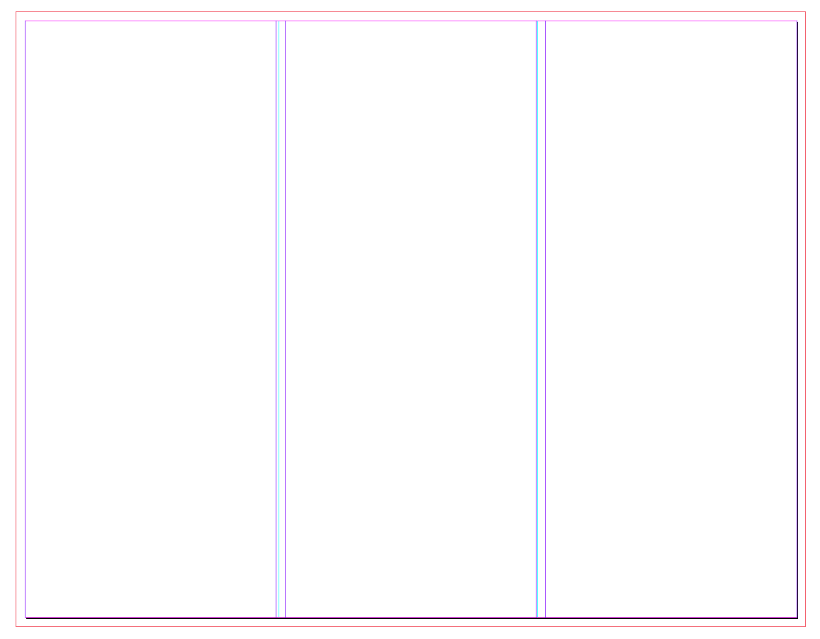 Print Design Tri fold Brochure In Indesign How Do You Handle Fold Lines Graphic Design Stack Exchange
