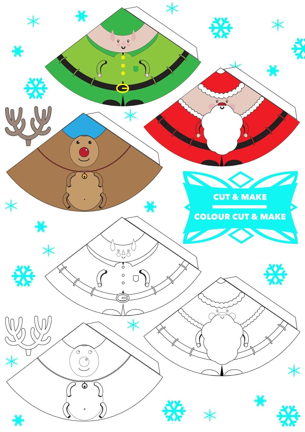 Free Printable Christmas Cutouts Decorations