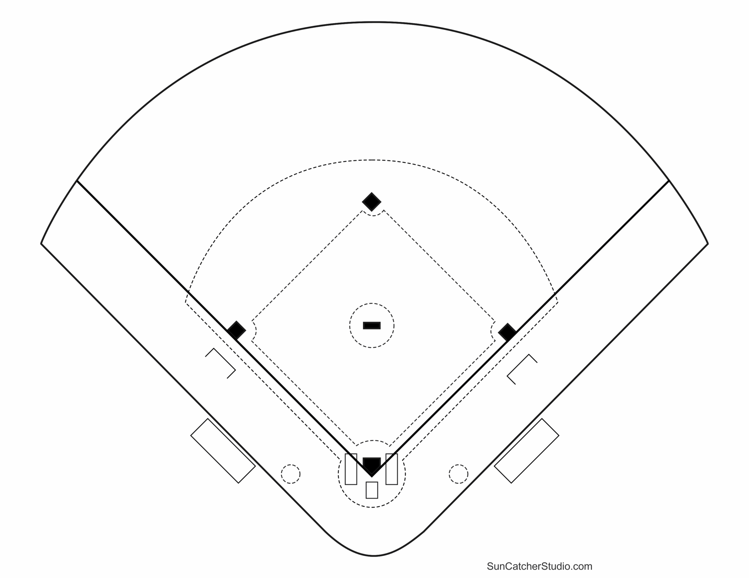 Free Printable Baseball Template